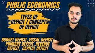 Types of Deficit  Concepts of Deficit  Public Economics [upl. by Neeruan]