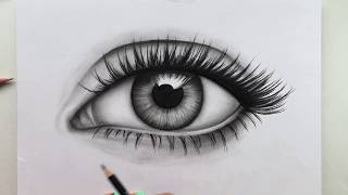 How to Draw a Realistic Eye [upl. by Jacquelynn]