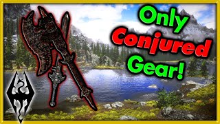 Can I Beat Skyrim with Only Conjured Equipment 🔴 MDBs Elder Scrolls Challenges [upl. by Ettezzus]