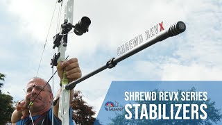 Shrewd RevX Series Stabilizer  LancasterArcherycom [upl. by Aicilana]