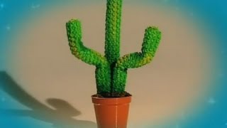 Mister Maker  How to Make a Bubble Wrap Cactus [upl. by Leund344]