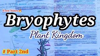 Chapter 3 Biology Class 11th  Bryophytes  NCERT  CBSE NEET 🔥 [upl. by Urquhart]