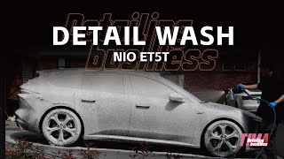 Chinese Electric Wagon NIO ET5T Detail Wash [upl. by Hulbert490]