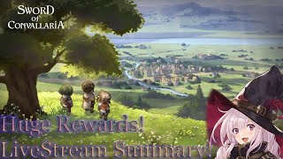 Huge Rewards Sword Of Convallaria Livestream Summary Events Banners Etc [upl. by Terrag]