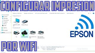 Como Imprimir Por WiFi Al Instalar Drivers EPSON L355 en Español [upl. by Keelin]