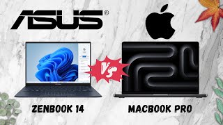 Asus Zenbook 14 OLED 2024 vs MacBook M3 Pro Windows Wonder vs Mac Magic [upl. by Malonis]