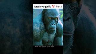 tarzan vs gorilla 🤡  movie explained hindi tarzan gorilla fight shorts [upl. by Dao]