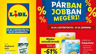 Lidl újság 202414  akciós újság [upl. by Ennylcaj]