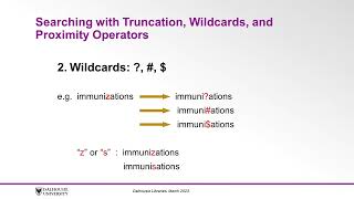 Searching With Truncation Wildcards and Proximity Searching [upl. by Chyou339]