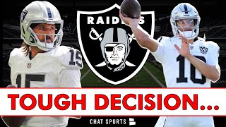 Raiders Have A Tough Decision To Make… [upl. by Ainslee]