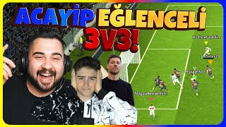 AŞIRI EĞLENDİK😂TOLGAYI KIŞKIRTTIK MODERATÖRLER VS TAKİPÇİLER 3V3 eFootball Mobile 2024 [upl. by Nrevel]