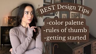 The BEST Interior Design Tips [upl. by Stearne]