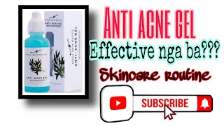 Nisce skin basics antiacne gel review  Skincare routine daytime  Vlog  5 [upl. by Malachi]