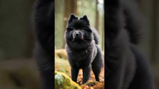 Cute Black Eurasier Dog 😁Dogpuppy puppies [upl. by Nnod]