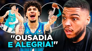 10 MINUTOS DE LAMELLO BALL IMPARAVEL NA NBA  REACT DO JOTA [upl. by Malek]