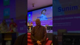 Terima kasih Samanera Kris telah menghadiri acara Tur Buku Haemin Sunim buddha shorts viralvideo [upl. by Hsirrehc511]