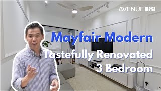 Renovated 3 bedroom in Bukit Timah Mayfair Modern [upl. by Honey]