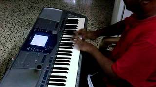 Punnagai mannan theme on keyboard [upl. by Nylde]