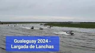 quotFiesta del Bagre Gualeyo 2024quot Largada de lanchas [upl. by Ynneg]