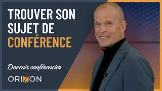 Comment trouver son sujet de conférence  Devenir Conférencier avec Steven Finn [upl. by Mena]