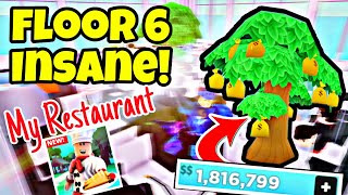 CHECK OUT MY RESTAURANT NEW GAME FLOOR 6 IS INSANE MONEY TREE GAME PLAY  🔴 ROBLOX 🔴 [upl. by Anoyek]