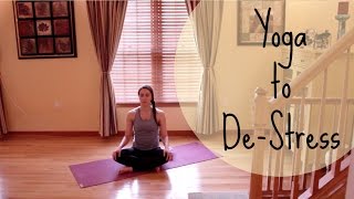 Yoga To Destress  10 Min Yoga Relaxation  Release Tension and Reduce Stress  Yoga to Relax [upl. by Eldora]