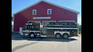 Orrington ME – EOne Pumper Tanker [upl. by Merete]