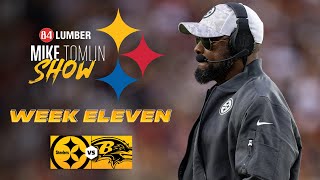 The Mike Tomlin Show Week 11 vs Baltimore Ravens  Pittsburgh Steelers [upl. by Eetnuahs]