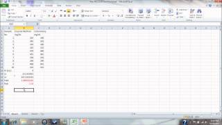 Paired t test from Excel [upl. by Etteniotna]