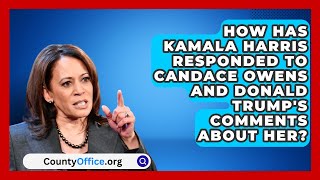 How Has Kamala Harris Responded to Candace Owens and Donald Trumps Comments About Her [upl. by Avrenim]