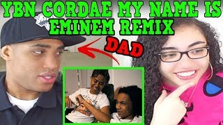 MY DAD REACTS TO YBN Cordae quotMy Name Isquot REACTION Eminem Remix WSHH Exclusive Official Music Video [upl. by Anaerb494]