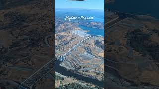 Oroville Dam is an earthfill embankment dam on the Feather River east of the city of Oroville [upl. by Boswall]