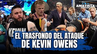 El TRASFONDO del ATAQUE de KEVIN OWENS a RANDY ORTON  Crónica [upl. by Ahsinel126]