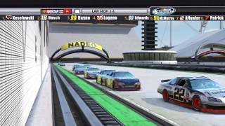 Trackmania Nascar Nationwide Series  Season 1 Race 3  Martinsville [upl. by Sidky955]