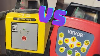 Laser rotacyjny Niwelator Rotationslaser Vevor vs Leica Rugby 610 szybki test [upl. by Sorrows]