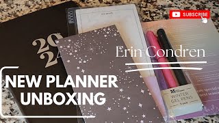 NEW Erin Condren Goal Setting Bundle Unboxing Planner Review [upl. by Yeltneb]