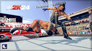 Randy Orton vs Seth Rollins  Wrestlemania 31 WWE 2K24 Showcase Mode  PS5 Gameplay [upl. by Arek]