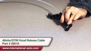 Alfetta or GTV6 Hood Release Cable  International Auto Parts [upl. by Nozicka]