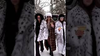 WE LOVE RUSSIAN WINTER IN OUR LYNX AND SABLE FUR COATS [upl. by Isiahi]