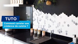 Comment poser un carrelage mural pour une crédence de cuisine [upl. by Rior]