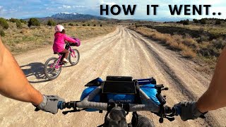 I Tried Bikepacking with my 6 Year Old [upl. by Alrzc]