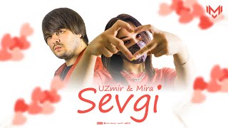 UZmir amp Mira  Sevgi Lyric video [upl. by Acireit]