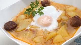 Patatas con chorizo y huevo  Karlos Arguiñano [upl. by Assiral14]