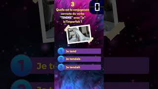 7 questions de conjugaison Partie 15 trivia frenchconjugation viral quiz triviatime [upl. by Cinimmod]