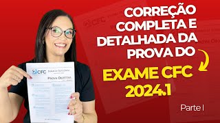 Correção Completa e Detalhada da Prova do Exame de Suficiência 20241  Parte 1 [upl. by Bertila167]