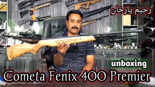 Cometa fenix 400 premier spring power airgun unboxing in urdu [upl. by Eenet638]