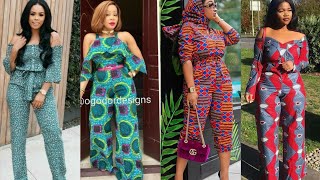 🆕️TRÈS BELLE TENUE AFRICAINE COMBINAISONS 2023 WAXPAGNE AFRICAN CASUAL JUMPSUIT DRESS ANKARA STYLE [upl. by Doralynn]