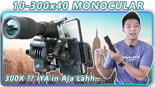 10300x40 MONOCULAR  SPESIFIKASI TIDAK SESUAI TAPI GAK BURUKBURUK AMAT KOK  Unboxing amp Review [upl. by Horst698]