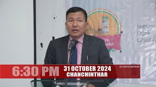 DD News Mizoram  Chanchinthar  31 October 2024  630 PM [upl. by Ritter]