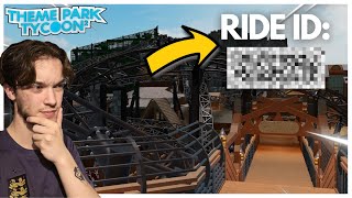 FREE Theme Park Tycoon 2 RECREATION Roller Coaster IDs to use [upl. by Mckale]